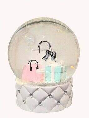 At Home Shopping , Tiffany's, & Lattes Glitter Snow Globe